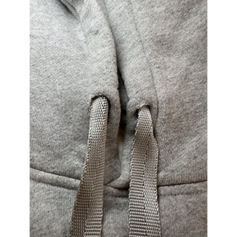 Grey Cropped sweatshirt KROST ZIP Limited Edition SUPPORT YOUR FRIENDS HOODIE - Picture 8 of 16